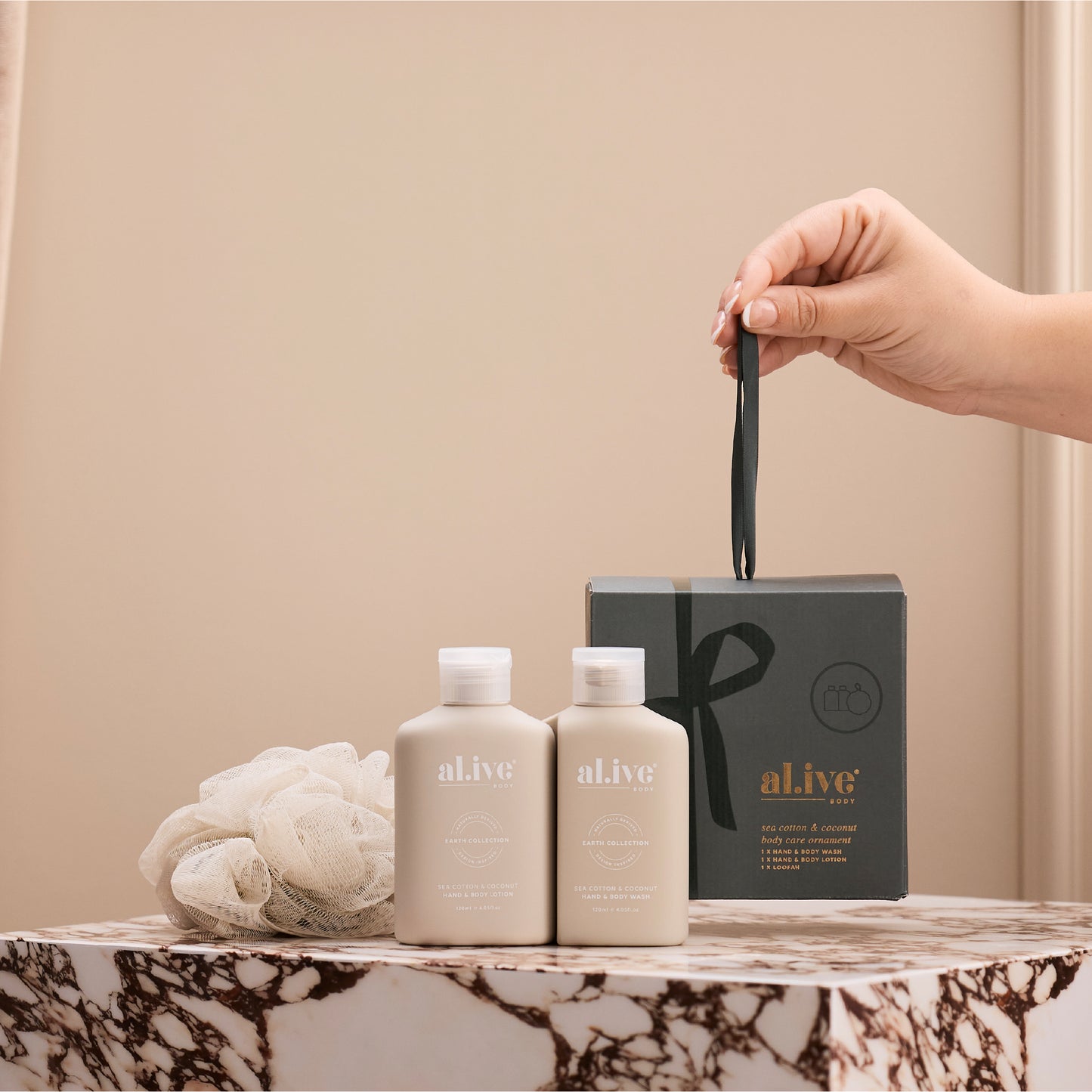 Al.ive body care ornament - sea cotton & coconut