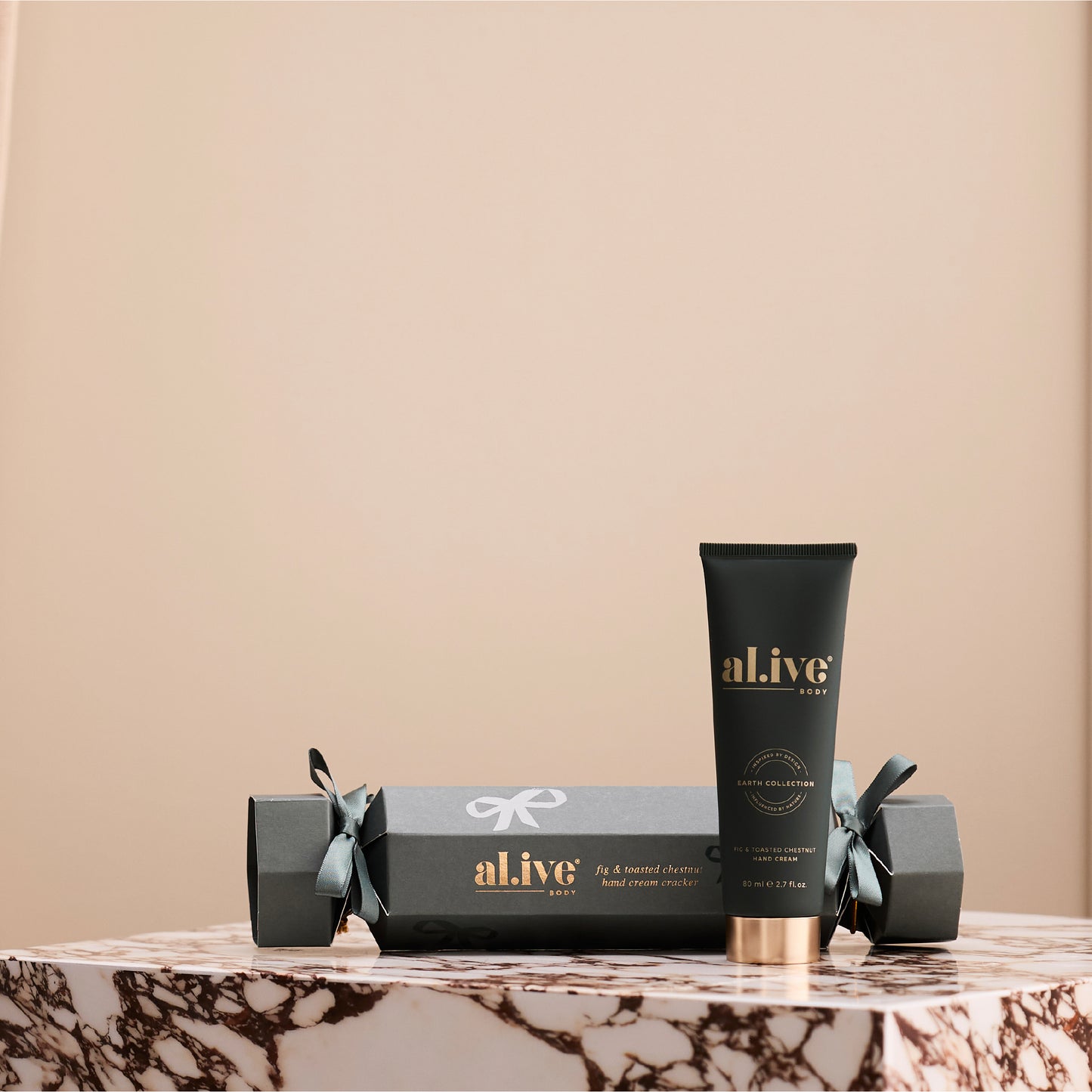 Al.ive hand cream cracker - fig & toasted chestnut