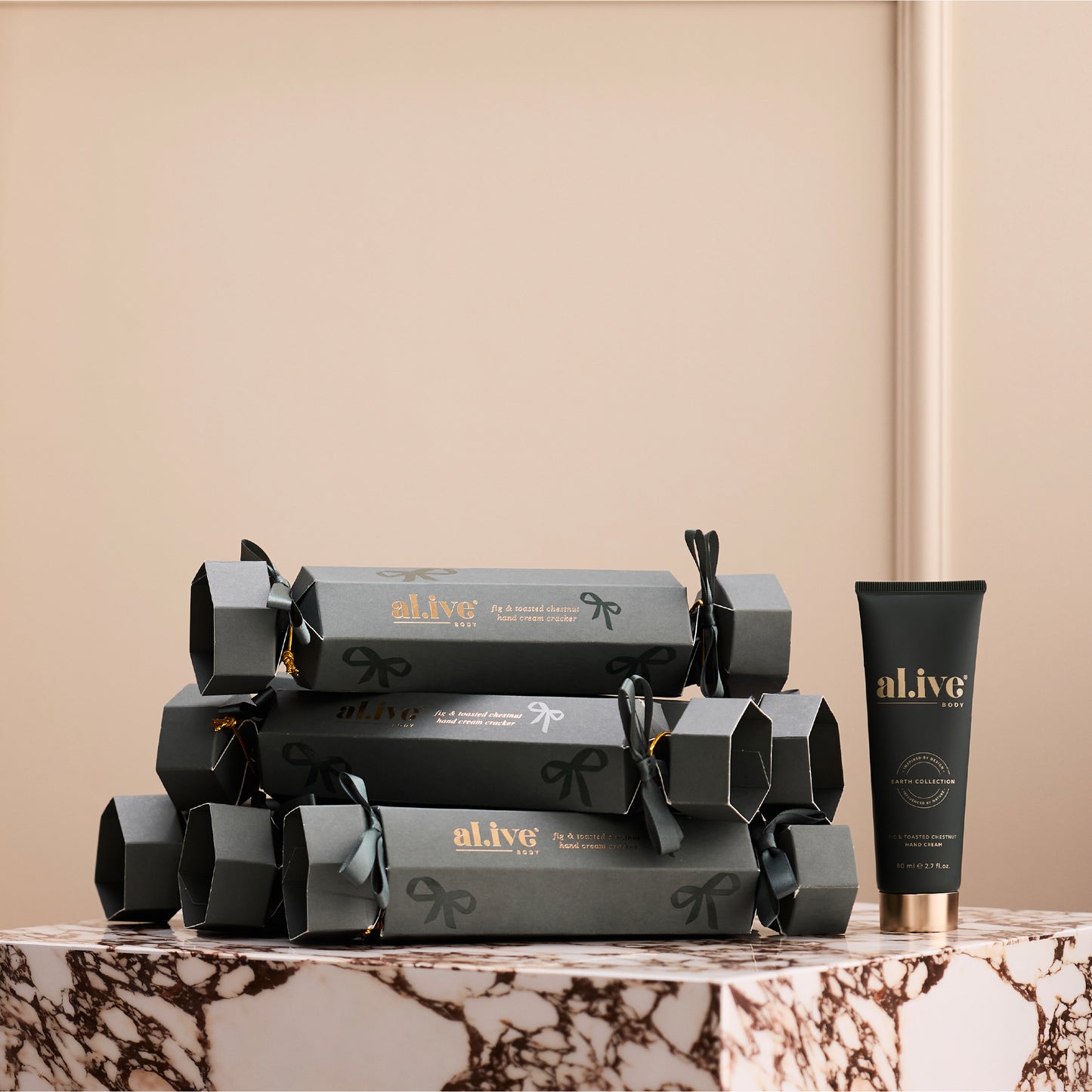 Al.ive hand cream cracker - fig & toasted chestnut