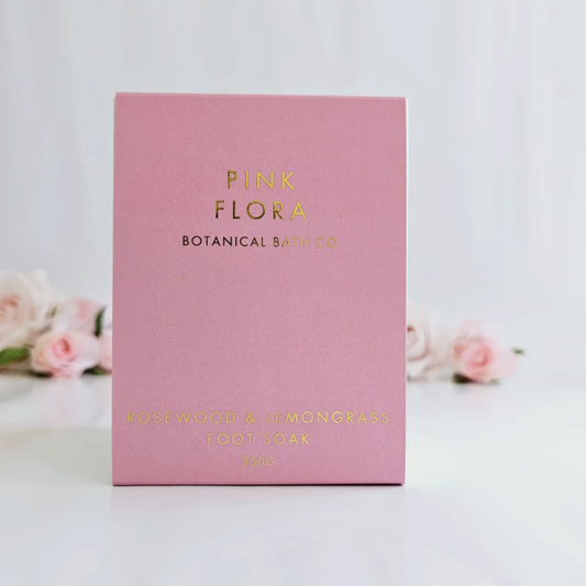 Pink Flora - Rosewood & Lemongrass Foot Soak