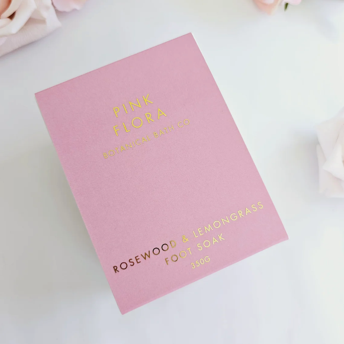 Pink Flora - Rosewood & Lemongrass Foot Soak