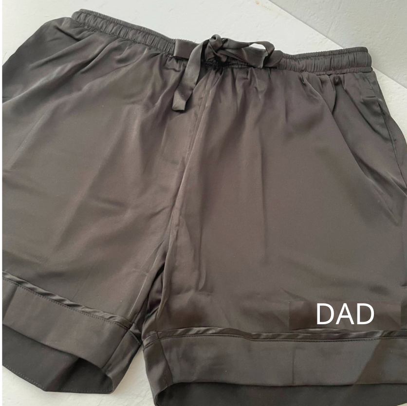 Men's Personalised Satin Boxer Shorts