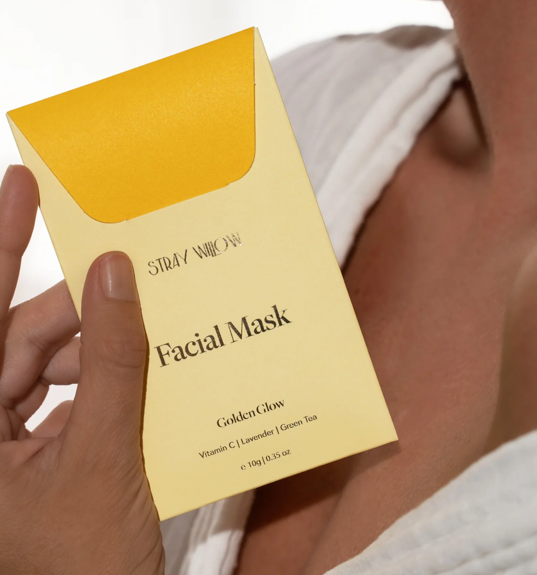 Stray Willow Golden Glow Face Mask