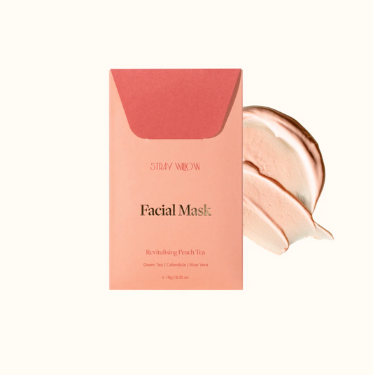 Stray Willow Peach Tea Clay Face Mask