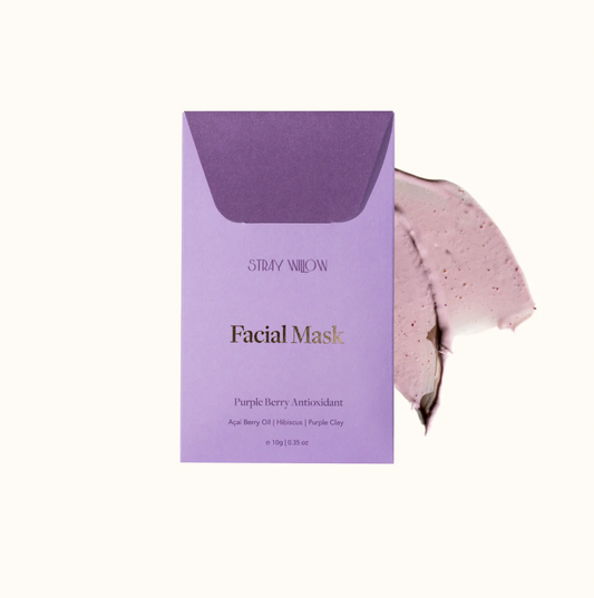 Stray Willow Purple Berry Clay Face Mask