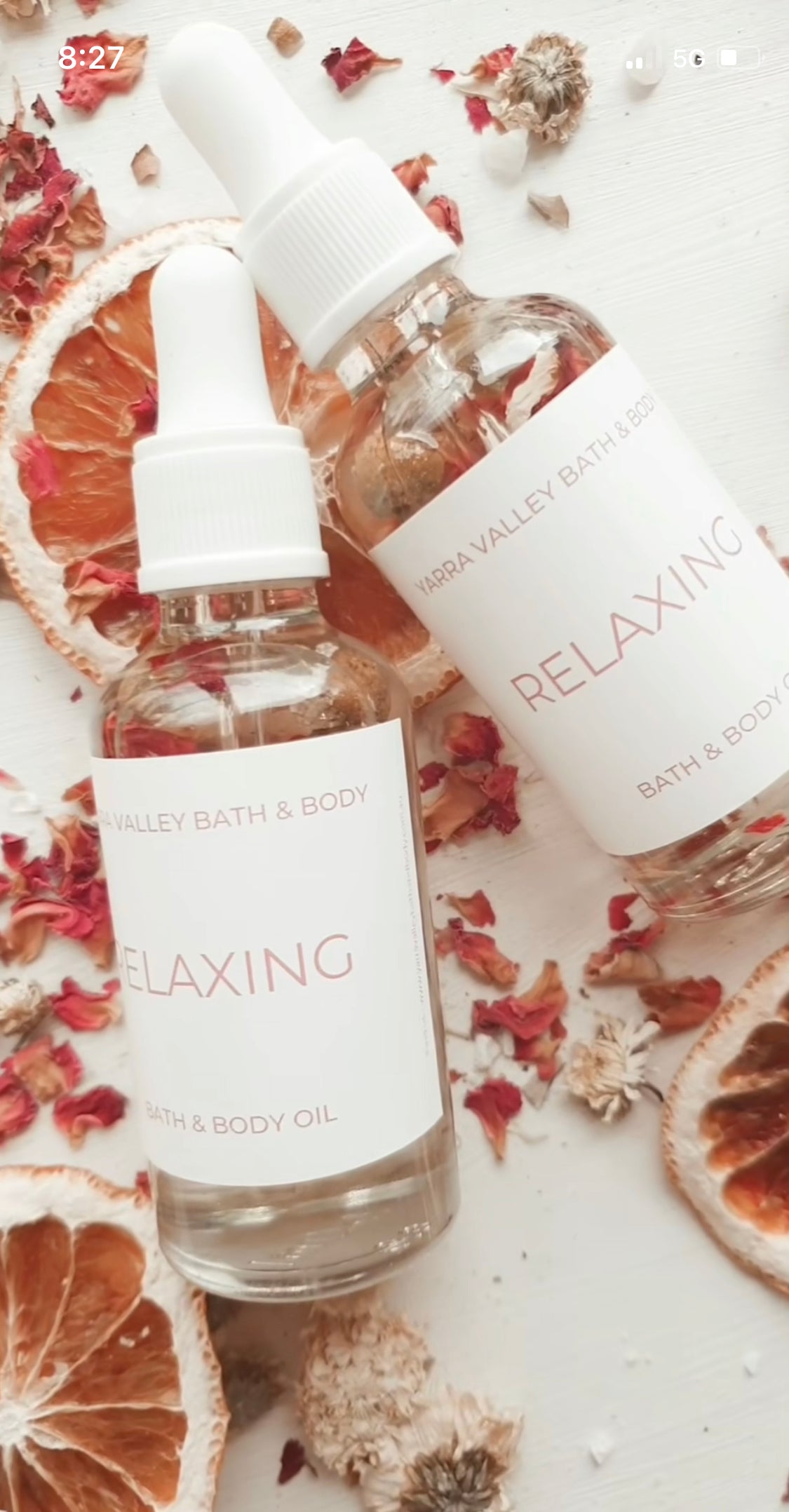 Relaxing Bath & Body Oil