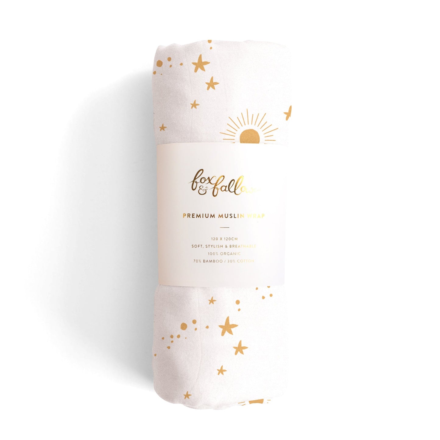Premium Organic Baby Muslin Wrap - Constellation