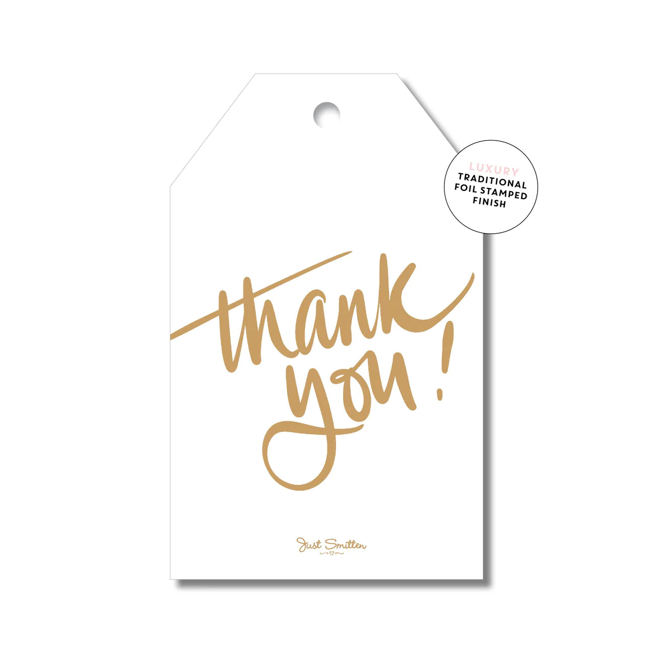 Thank You Script Gift Tag