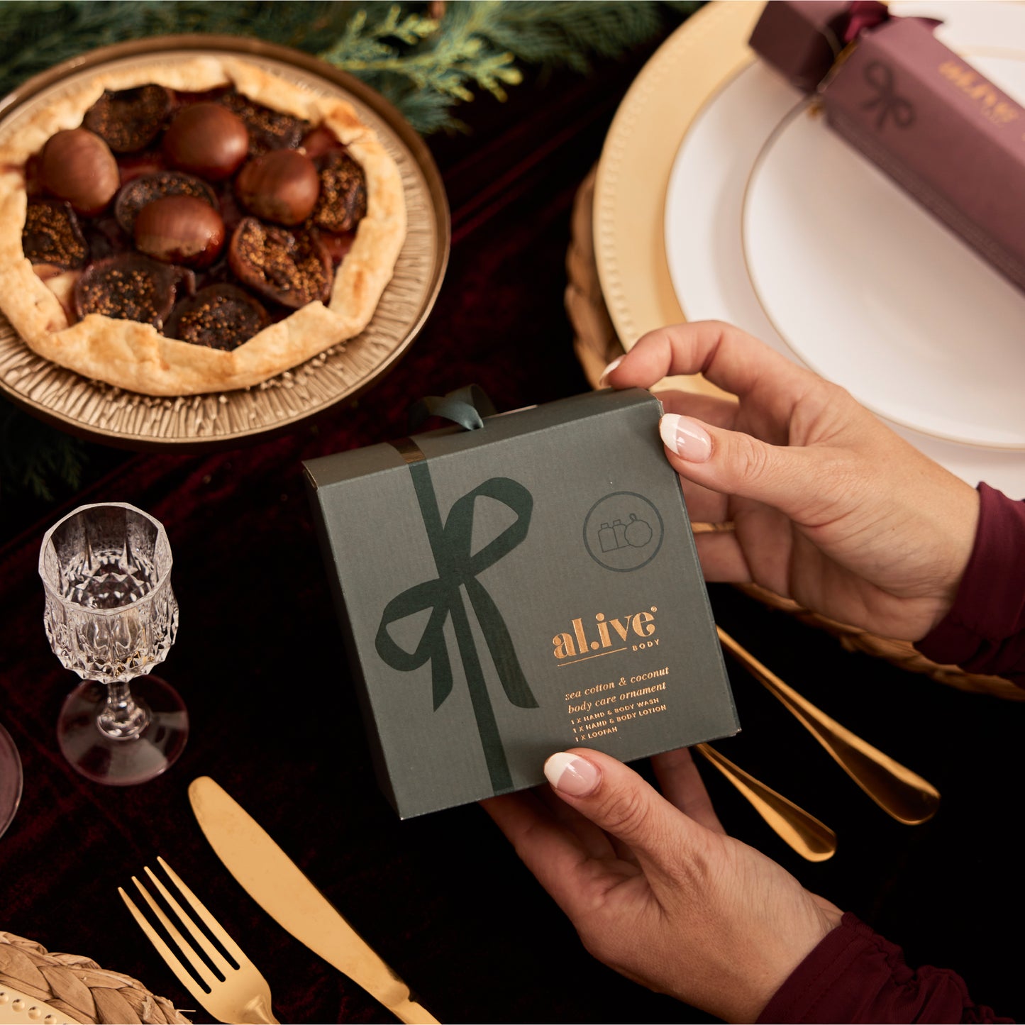 Al.ive body care ornament - sea cotton & coconut