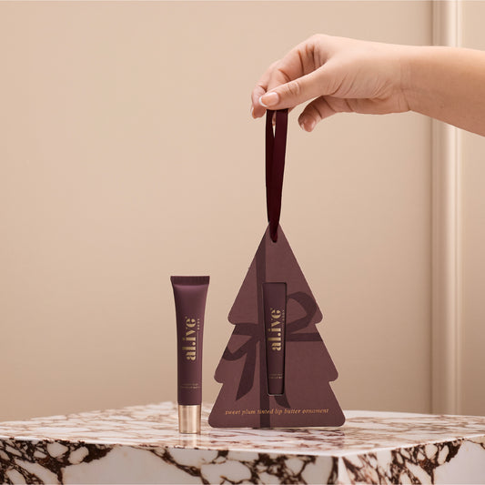 Al.ive tinted lip butter ornament - sweet plum