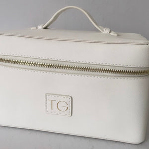 Personalised Cosmetic Bag - Saffiano Leather (3 Colours Available)