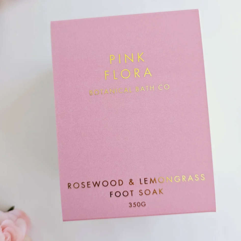 Pink Flora - Rosewood & Lemongrass Foot Soak