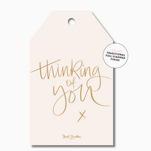 Thinking of You Ivory Gift Tag