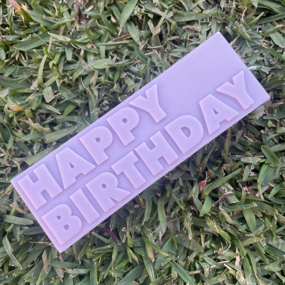 Happy Birthday Pillar Candle