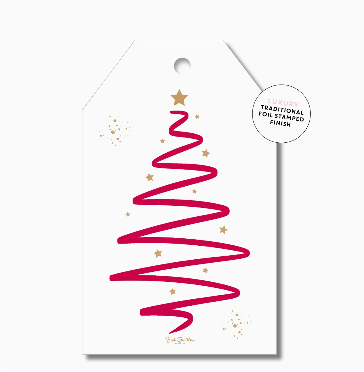 Ruby Festive Tree Gift Tag