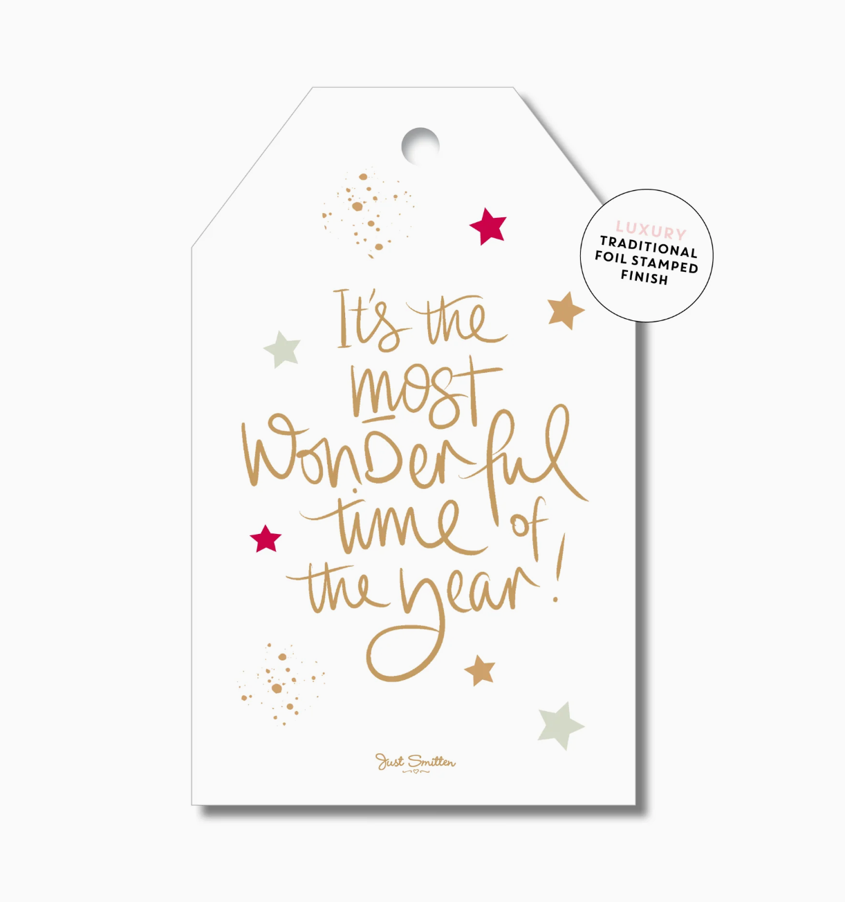The Most Wonderful Time Gift Tag