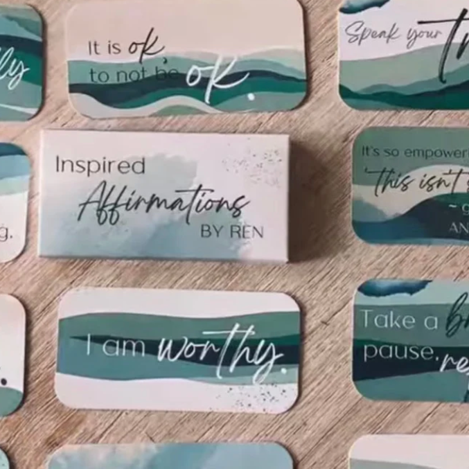 Inspired Affirmation Cards - By Ren