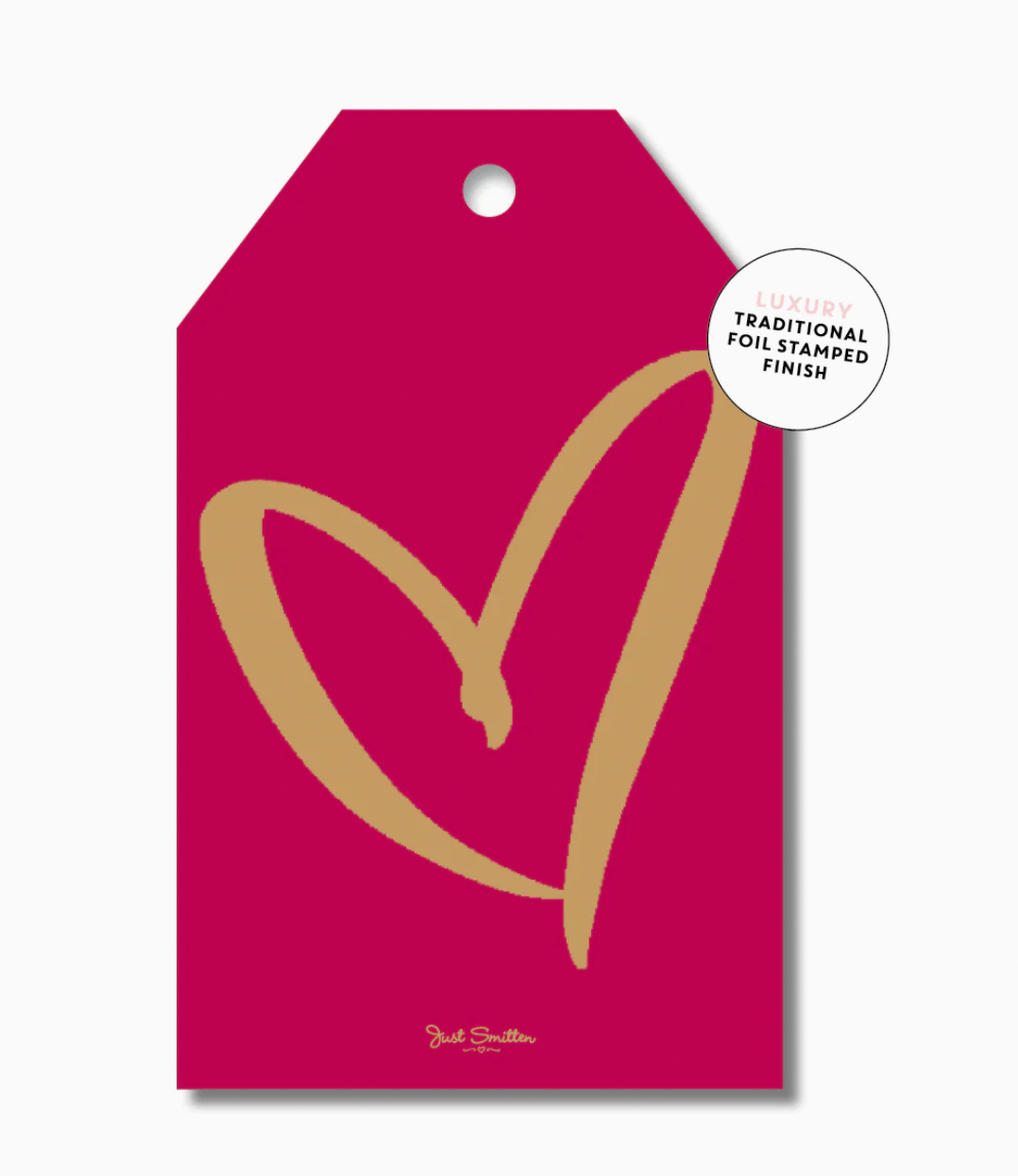 Ruby Heart Gift Tag