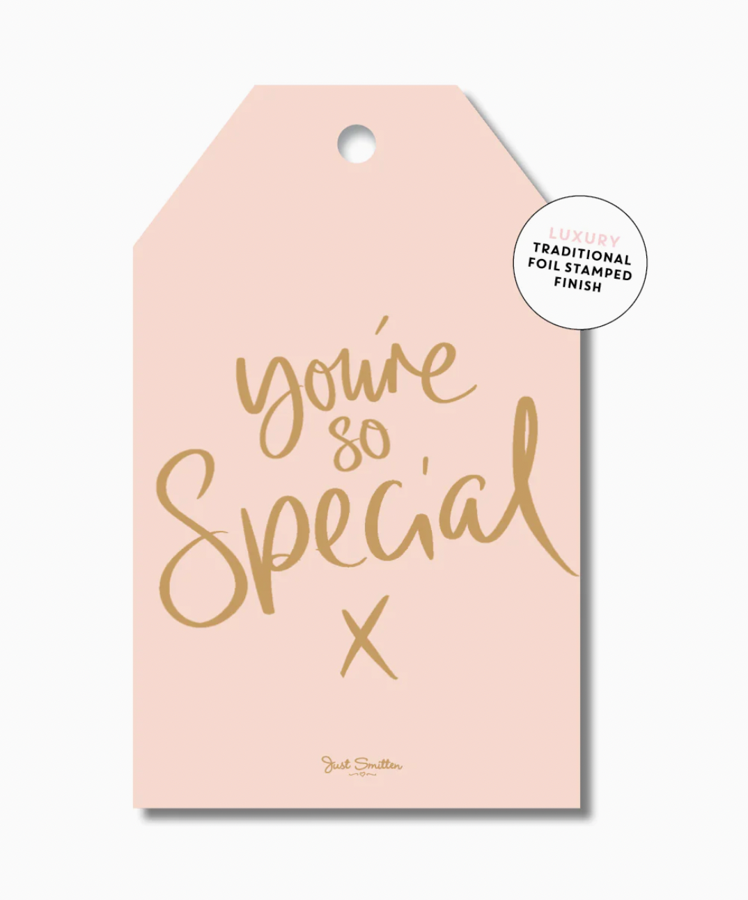 You're so special blush gift tag