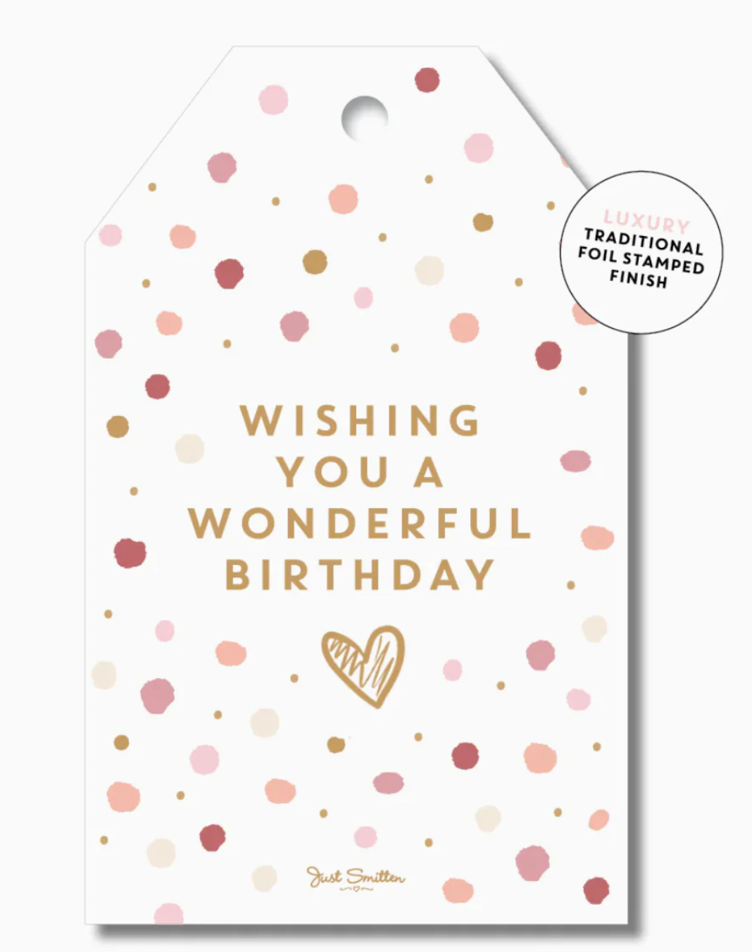 Wishing you a wonderful birthday gift tag
