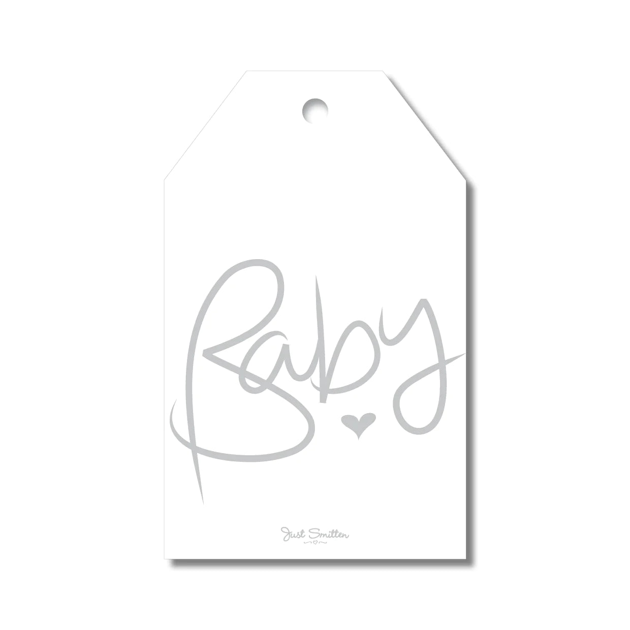Baby Dove Grey Gift Tag