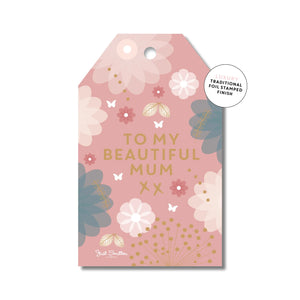 Beautiful Mum Gift Tag