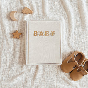 Mini Baby Book - Oatmeal