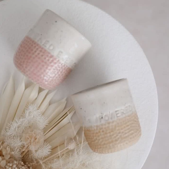 Handmade Ceramic Empowered Mugs