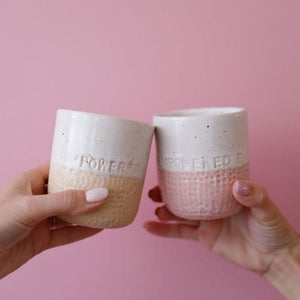 Handmade Ceramic Empowered Mugs