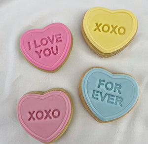 Love Heart Cookies - 2pk