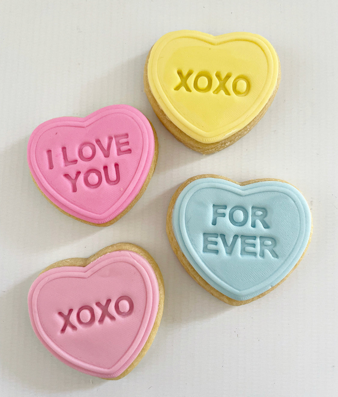 Love Heart Cookies - 2pk