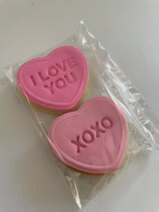 Love Heart Cookies - 2pk