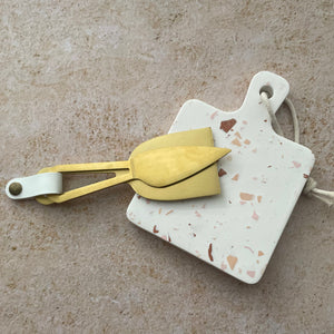 Mini Terrazzo Cheese Board and Knife set