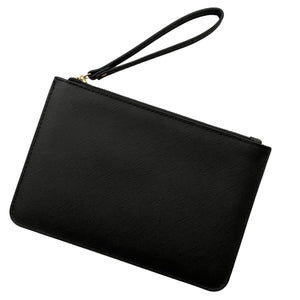 Personalised Leather Look Clutch Bags