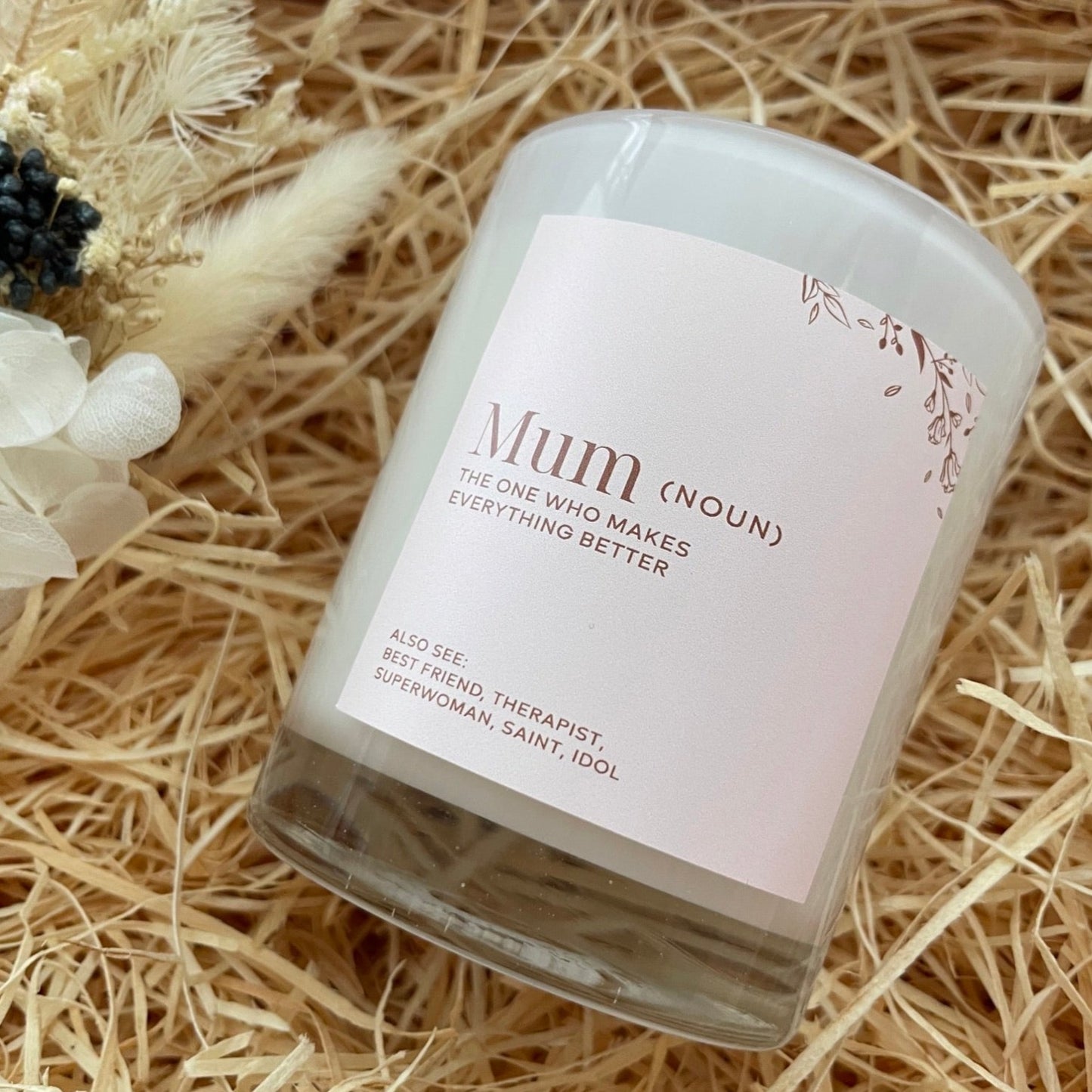 Mum Noun Candle