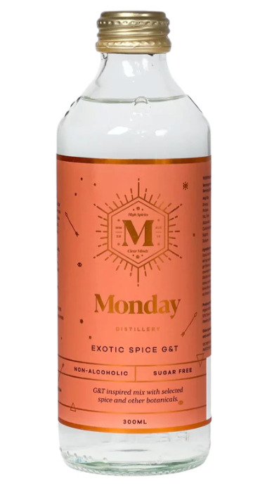 Monday Distillery Non-Alcoholic Exotic Spiced G&T