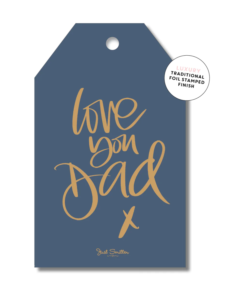 Love You Dad Gift Tag