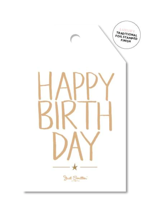 Classic Birthday Gift Tag