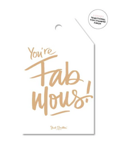 You're Fabulous Gift Tag