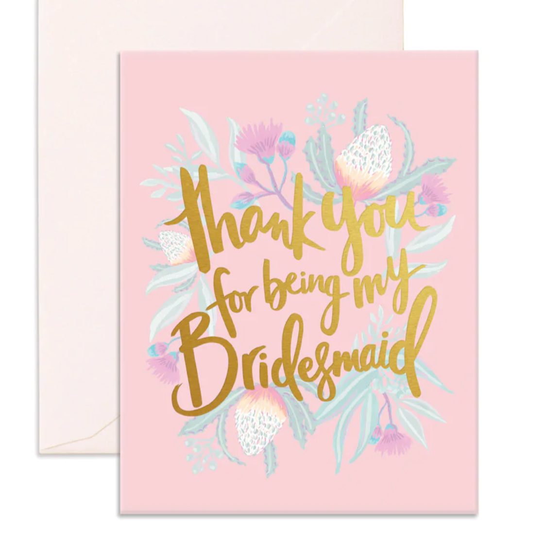 Thank you - Bridesmaid Card