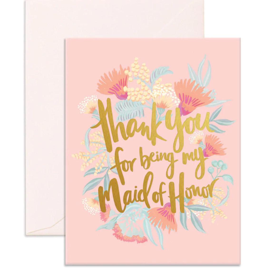 Thank you - Maid Of Honour Card