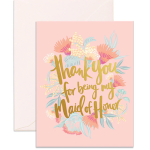 Thank you - Maid Of Honour Card