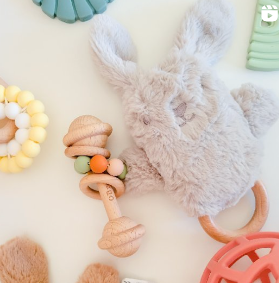 Baxter Bunny Soft Rattle