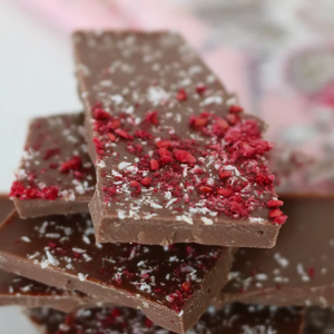 Raspberry & Coconut Winnow Premium Chocolate Bar