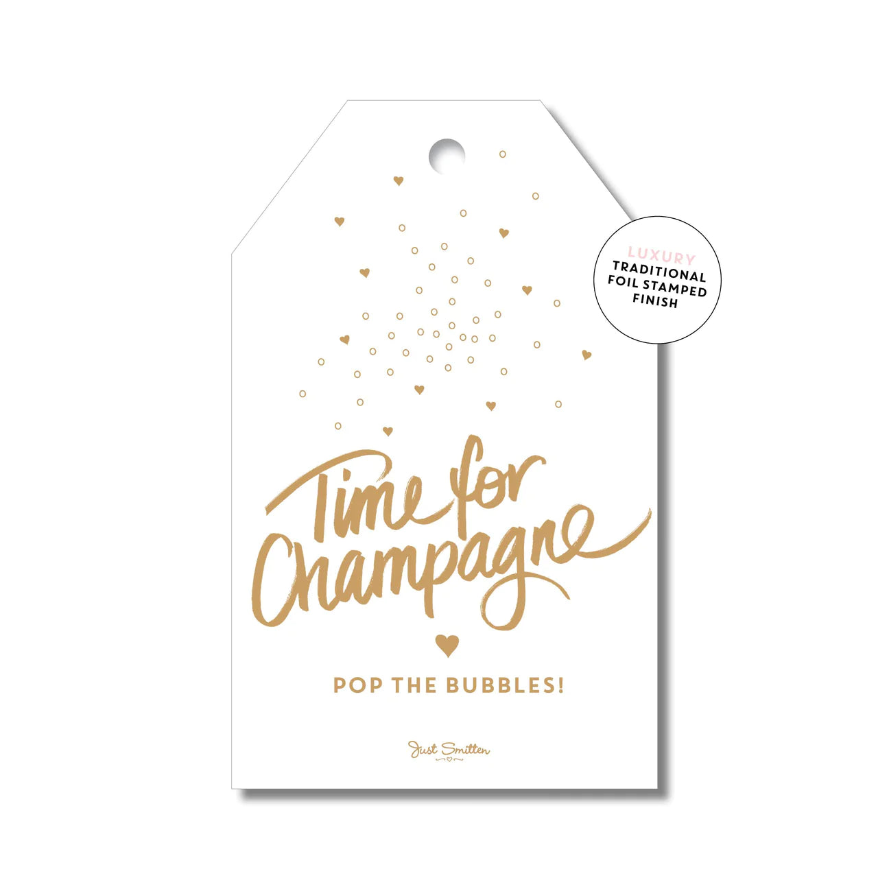 Time For Champagne Gift Tag