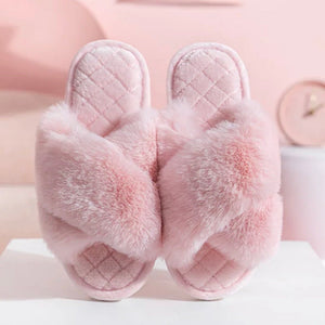 Ladies Fluffy Slippers