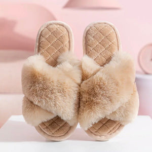 Ladies Fluffy Slippers