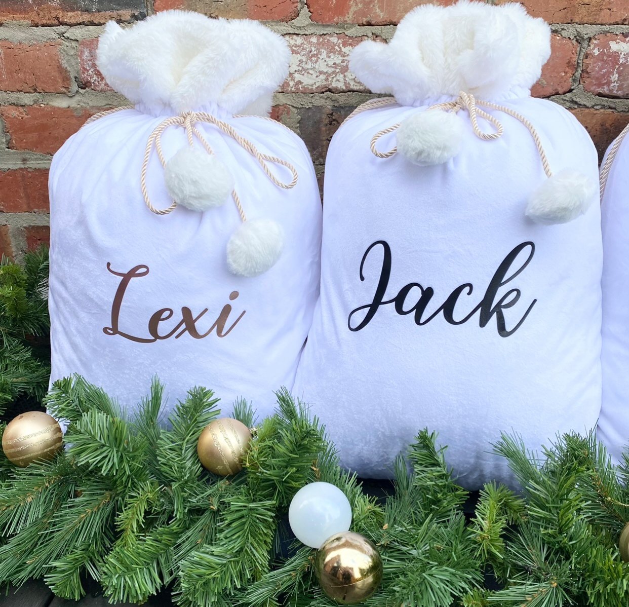 personalised christmas sack from little gift project melbourne